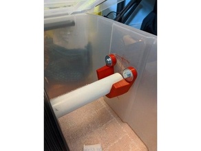 pvc Tube Halterung Trockenbox trocken Box Rohr 3d print model - Mito3D
