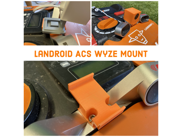 Worx Landroid acs wyze binmek 3D print model - Mito3D