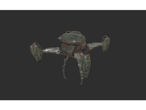 fallout 76 vertibot hover robot ufo 3d print model - Mito3D