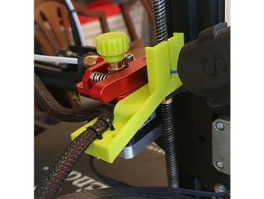 Ender 3 Achse Kabel Filament leiten Realität ender3 Jelbbot openscad 3d print model - Mito3D