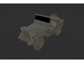 Tomber jeep voiture 76 route 3d print model - Mito3D