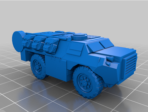 1 100 bushmaster protected mobility vehicle 3d print model - Mito3D