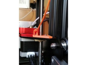 ender 3 filamento guía rail remezclar filo hilo pla empujar alambre 3d print model - Mito3D