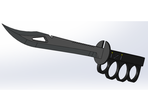 burro coltello cucinando caccia chiodo clipper 3d print model - Mito3D