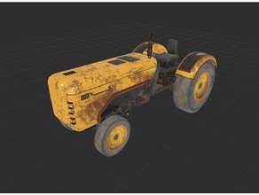 fallout tractor 76 3d print model - Mito3D