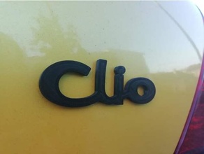 renault clio mk2 badge car badge clio clio2 clio 2 renault renault clio