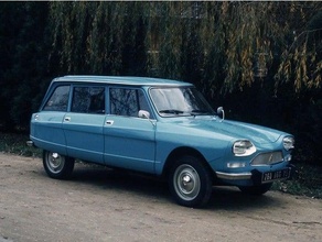 Citroen ami 8 pausa 1974 1970 1971 1972 1973 1975 1976 1977 1978 70s carro francês vagão 3d print model - Mito3D