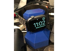 hex apple watch stand 3d print model - Mito3D