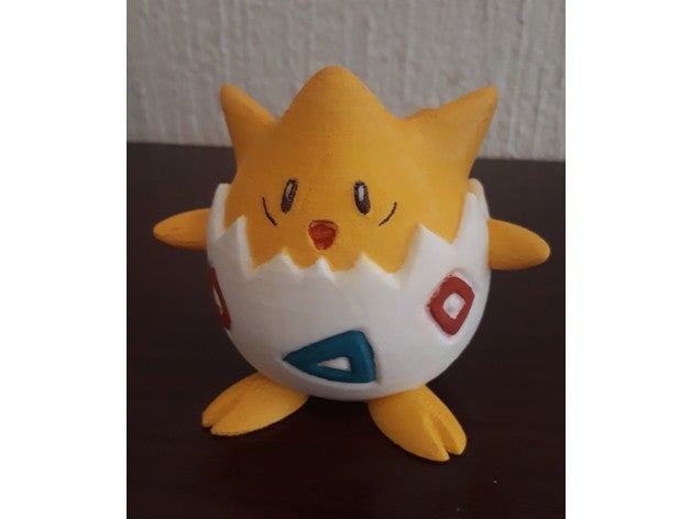 togepi soporte pokemon frio oficina titular pluma plantador porta portalapices maceta 3D print model - Mito3D