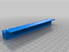 cable holder desk edge 3d print model - Mito3D