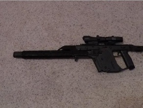 Kriss vecteur main garde balbuzard suppresseur airsoft pistolet 3d print model - Mito3D