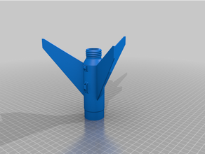 volador modelo cohete cohetería cohetes 3d print model - Mito3D
