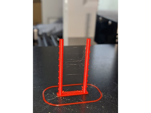 geri çekme Ölçek 9 adımlar kalibrasyon retraction test 3D print model - Mito3D