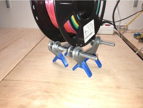 Variable Filament Spule Halter Unterstützung 608 608zz Lager geeetech Spulenhalter Onkel 3d print model - Mito3D