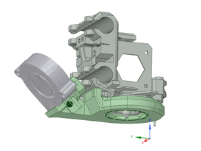 omnidirezionale più fresco reduplicatore i3 mk3x mk10 estrusore 3d print model - Mito3D