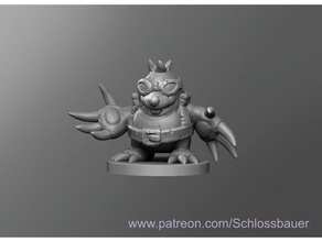 monty mole dnd dungeons dragons tabletop 3d print model - Mito3D