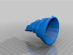 dragon horn-dice cup dice horn dungeons dragons roleplaying game 3d print model - Mito3D
