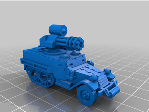 scifi vulcan armored car gundam model military wargaming 3d print model - Mito3D