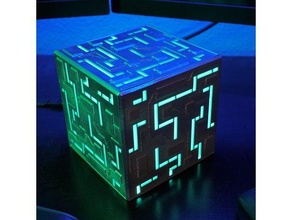 Außerirdischer Würfel genial Box cool Dekoration Geschenk interaktiv LED Licht Film Stütze Wissenschaft scifi Platz 3d print model - Mito3D