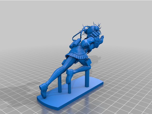 toge figure mha boku héros université acadamie académie Himiko 3D print model - Mito3D