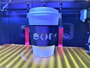 coffee tea takeaway cup holder cupholder 3d print model - Mito3D