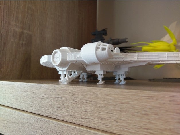 millénaire faucon atterrissage équipement embarquement rampe étoile guerres 3D print model - Mito3D