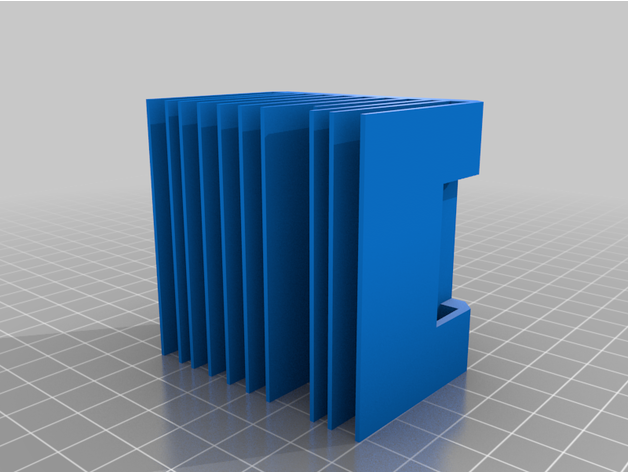 stratus 100w led heatsink 3D print model - Mito3D