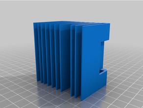 stratus 100w guidato radiatore 3d print model - Mito3D