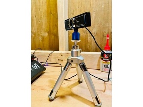 1 4 20 monter génie f100 webcam octoprint caméra trépied adaptateur vis 3d print model - Mito3D