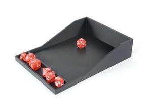 simple dice tray dd rolling dnd 3d print model - Mito3D