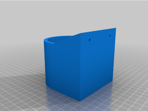 desk mounted cup holder cupholder 3d print model - Mito3D