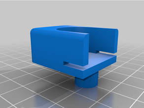 mount clothes rail railmount small 3d print model - Mito3D
