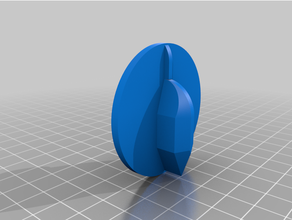 whirpool microwave knob whirlpool 3d print model - Mito3D