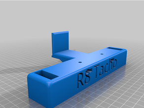 audi r8 support compteur vitesse 3d print model - Mito3D