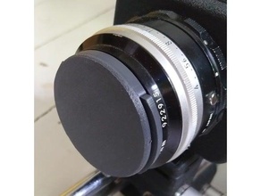 telecamera lente cap 52mm copriobiettivo copertina guaina nikon 3d print model - Mito3D