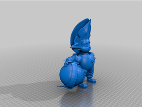 neznayka tuta spaziale fan art figura statua giocattolo 3d print model - Mito3D