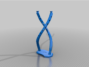 dna penholder double helix pen holder 3d print model - Mito3D