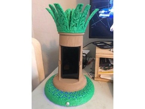 inductif chargeur arbre mise charge téléphone supporter 3d print model - Mito3D