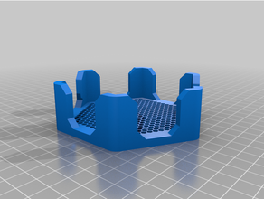 hexy coaster holder 3d print model - Mito3D