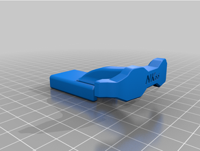 nerf rebelle allegiant handle 3d print model - Mito3D