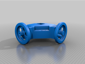 kino wheels housing camera diy gimbal control 3d print model - Mito3D