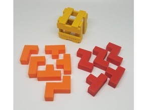 estacada rompecabezas conjunto 3d print model - Mito3D