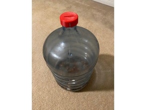 water bottle coin lid piggybank piggy bank waterbottle 3d print model - Mito3D