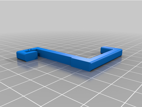 gancio estruso alluminio sormontato ufficio divisori 3d print model - Mito3D