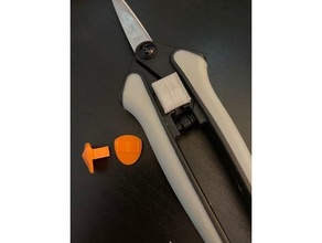 fiskars pruner lock locking mechanism micro-tip snip 3d print model - Mito3D
