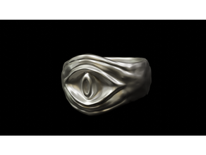 œil bague bijoux biologique 3d print model - Mito3D