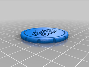 nuka-cola coin edc fallout 4 vegas golf nuka cola poker chip 3d print model - Mito3D