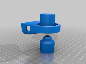 multiple rolled courtain connector 3d print model - Mito3D
