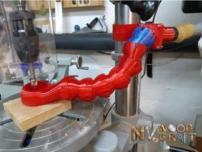 percer presse fléchir segment aspiration tube forage tuyau jet jdp foc 3d print model - Mito3D