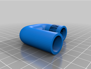aquarium spray bar diffuser fluval 207 3d print model - Mito3D
